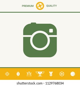 Camera symbol icon