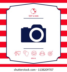 Camera symbol icon