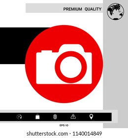 Camera symbol icon