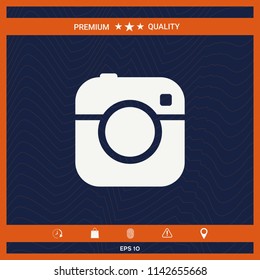 Camera symbol icon