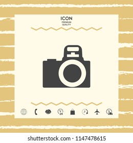 Camera symbol icon