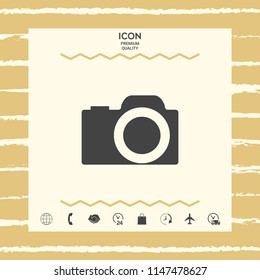 Camera symbol icon