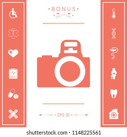 Camera symbol icon