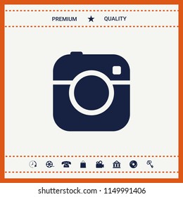 Camera symbol icon