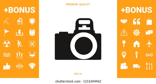 Camera symbol icon