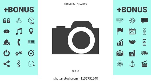 Camera symbol icon