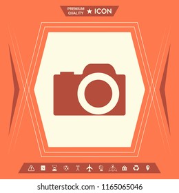 Camera symbol icon