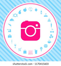 Camera symbol icon