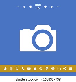 Camera symbol icon