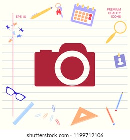 Camera symbol icon