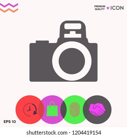 Camera symbol icon