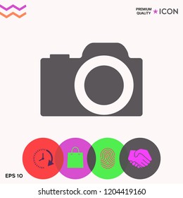 Camera symbol icon