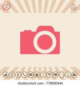 Camera symbol icon
