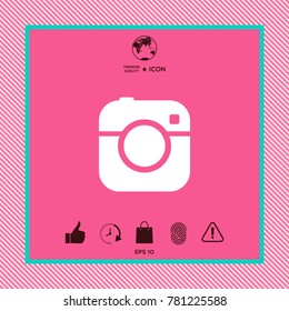 Camera symbol icon