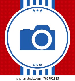 Camera symbol icon