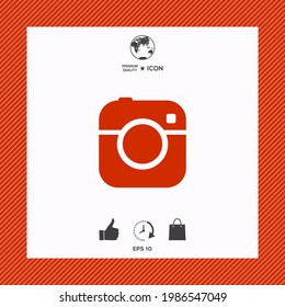 Camera symbol icon. Element for your design
