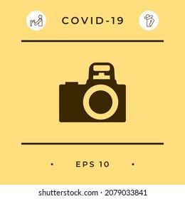 Camera symbol icon. Element for your design