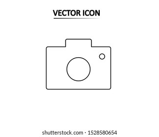 camera symbol icon vector isolate