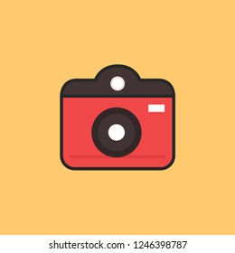 Camera symbol. logo design.
