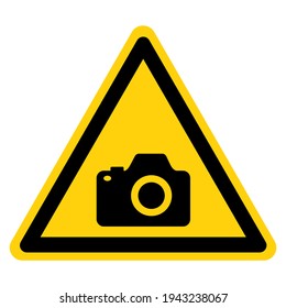 Camera Symbol Sign,Vector Illustration, Isolate On White Background Label. EPS10