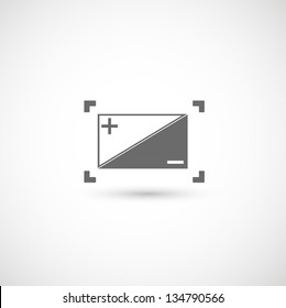 Camera symbol vector