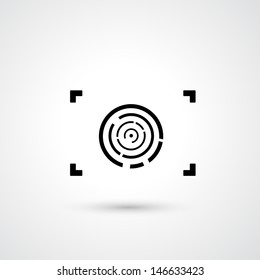 Camera symbol vector 