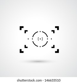 Camera symbol vector 