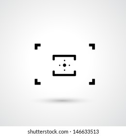 Camera symbol vector 