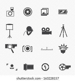 Camera symbol vector