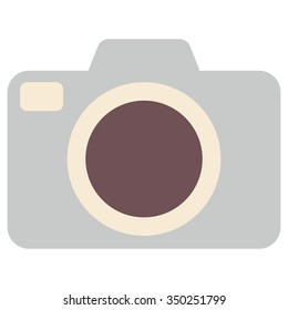 camera symbol vector isolated 