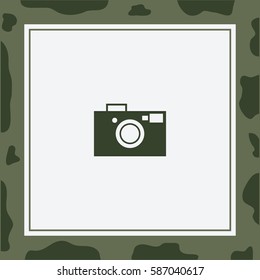 Camera symbol for your web site design, logo, app, UI. Vector Icon.