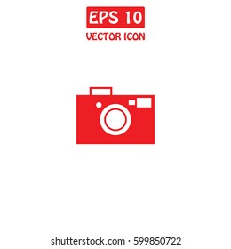 Camera symbol for your web site design, logo, app, UI. Vector Icon.