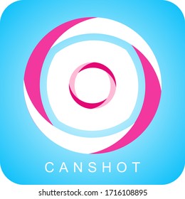 Símbolo/signo de cámara para la aplicación en colores dulces