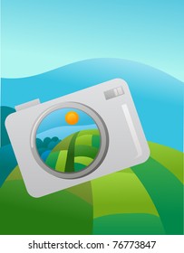 camera taking outdoor photography