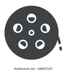 Kameraband, schwarze Symbole auf weißem Hintergrund