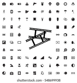 camera tape icon illustration