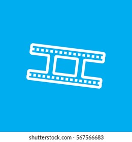 camera tape icon illustration