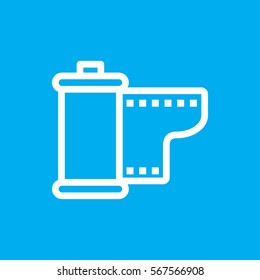 camera tape icon illustration