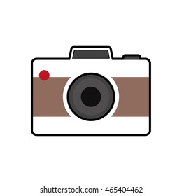 camera technnology photography icon. Isolated and flat illustration. Vector graphic