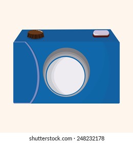 camera theme elements vector,eps