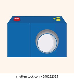 camera theme elements vector,eps