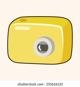 camera theme elements vector,eps