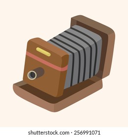 camera theme elements vector,eps