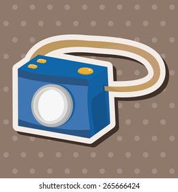 camera theme elements vector,eps