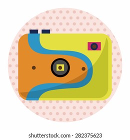 camera theme elements vector,eps