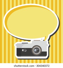 camera theme elements vector,eps