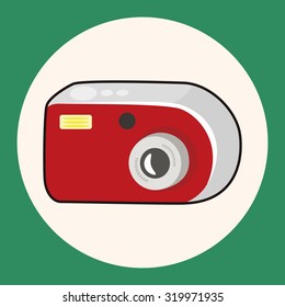 camera theme elements vector,eps