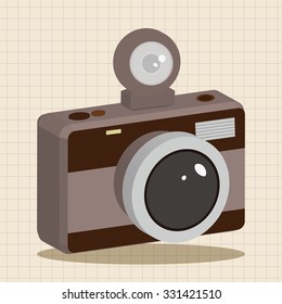 camera theme elements vector,eps