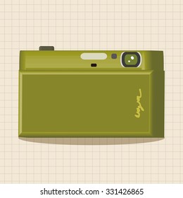 camera theme elements vector,eps