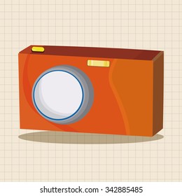 camera theme elements vector,eps